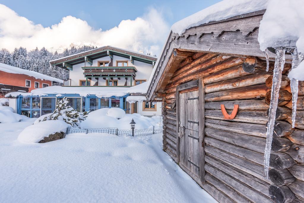 Pension Restaurant Dorfalm Leogang Exteriér fotografie