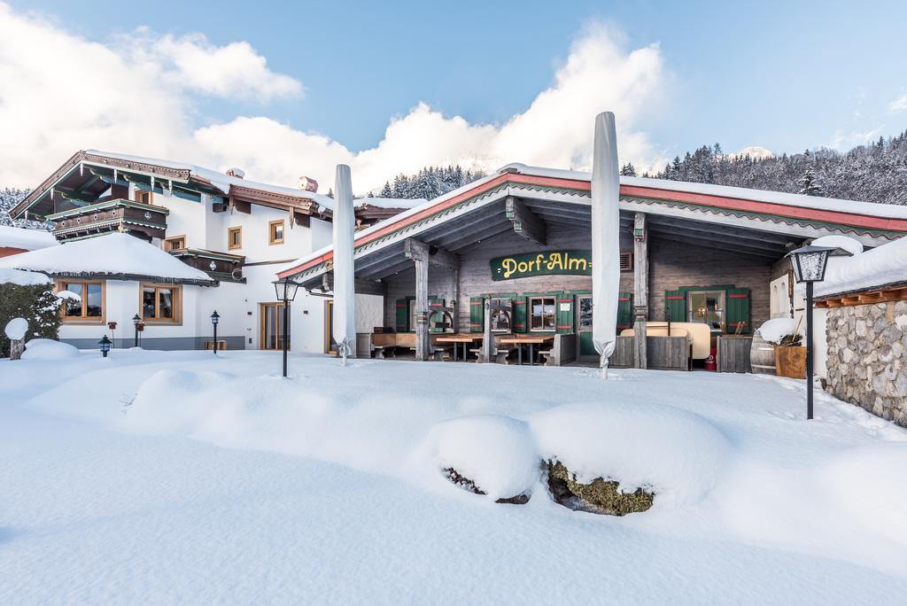 Pension Restaurant Dorfalm Leogang Exteriér fotografie